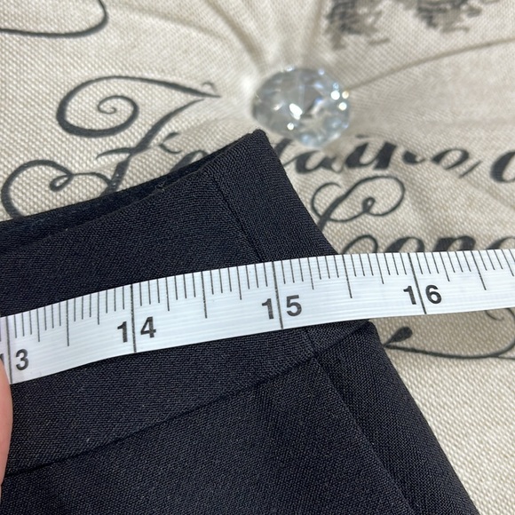 MAISON JULES Womens Black Scallop Hem Above The Knee Pencil - Picture 10 of 11